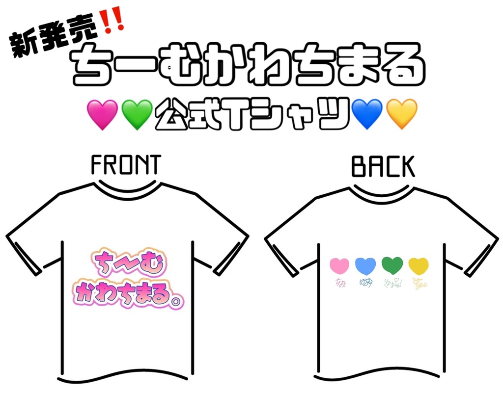 ちーむかわちまるTシャツ(XLのみ)
