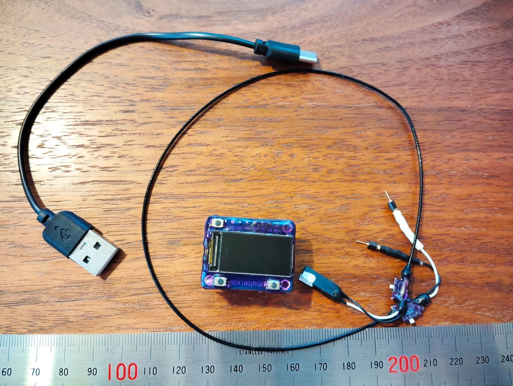 小型オシロスコープ(おもちゃです)