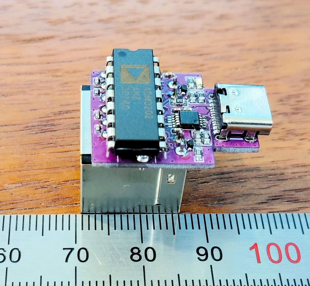 【ジャンク】小型USBシリアル(Type-C~RJ45)