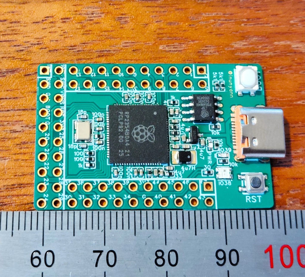 RP2354B開発ボード 8MB(64Mbit) PSRAM搭載 Raspberry Pi Pico 2互換機