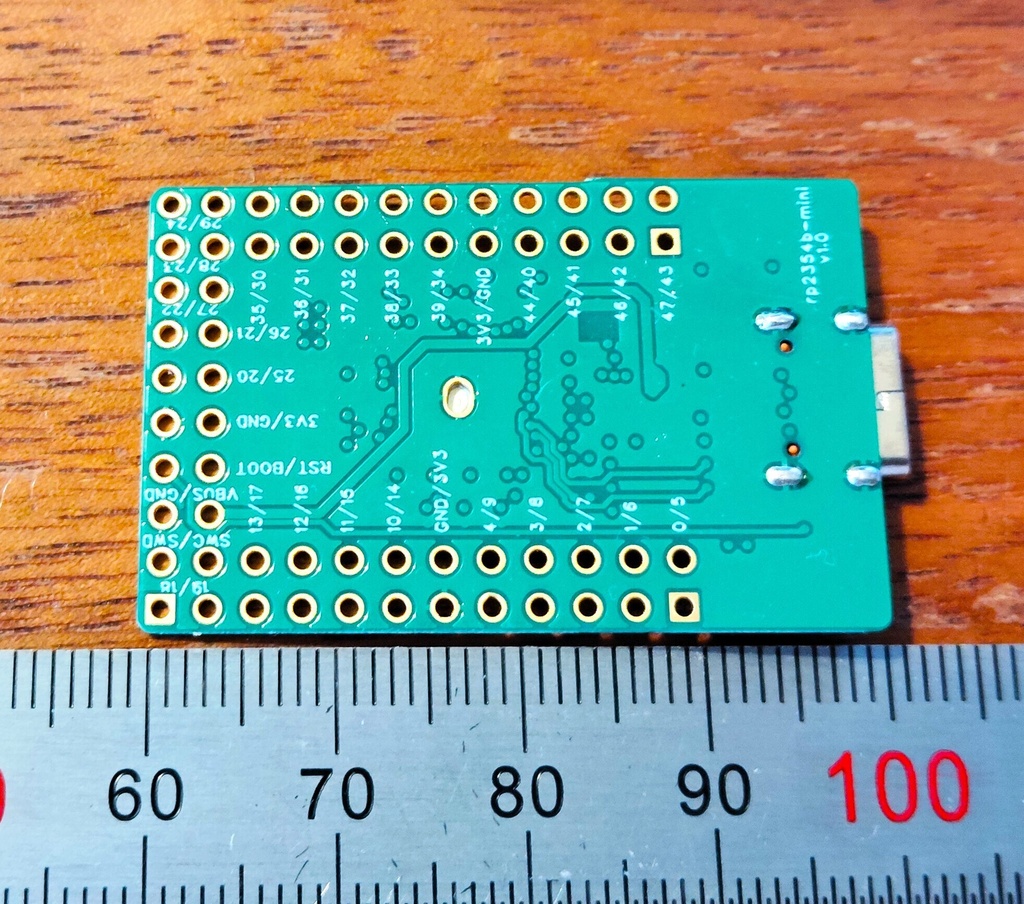 RP2354B開発ボード 8MB(64Mbit) PSRAM搭載 Raspberry Pi Pico 2互換機