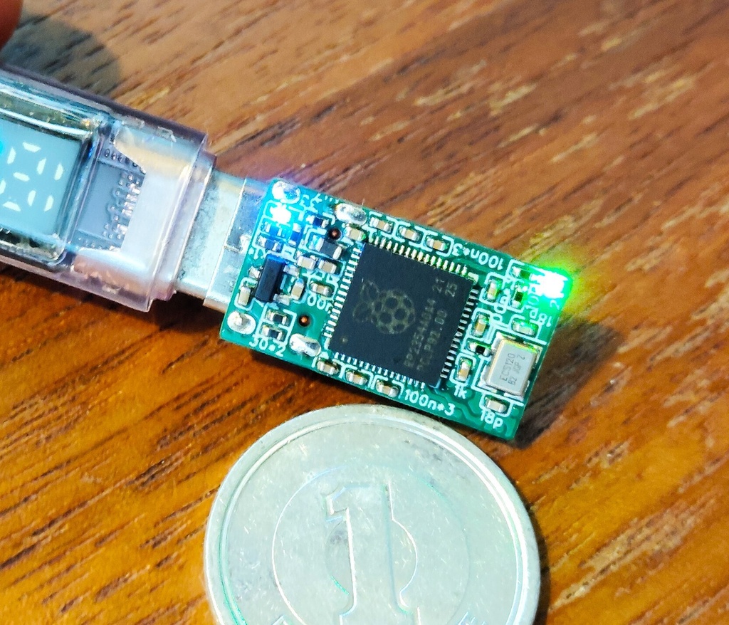 極小RP2354A開発ボード(Raspberry Pi Pico 2互換機)