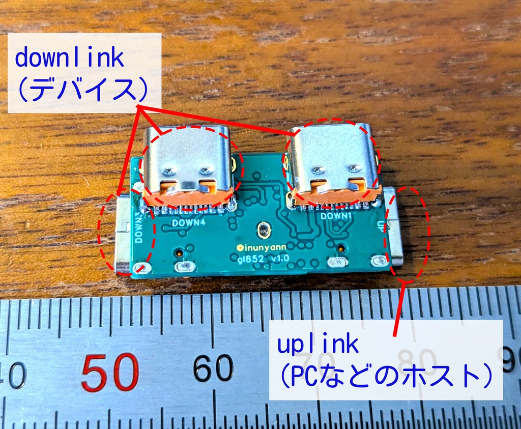 小型USB 2.0 HUB (全ポートType-C)