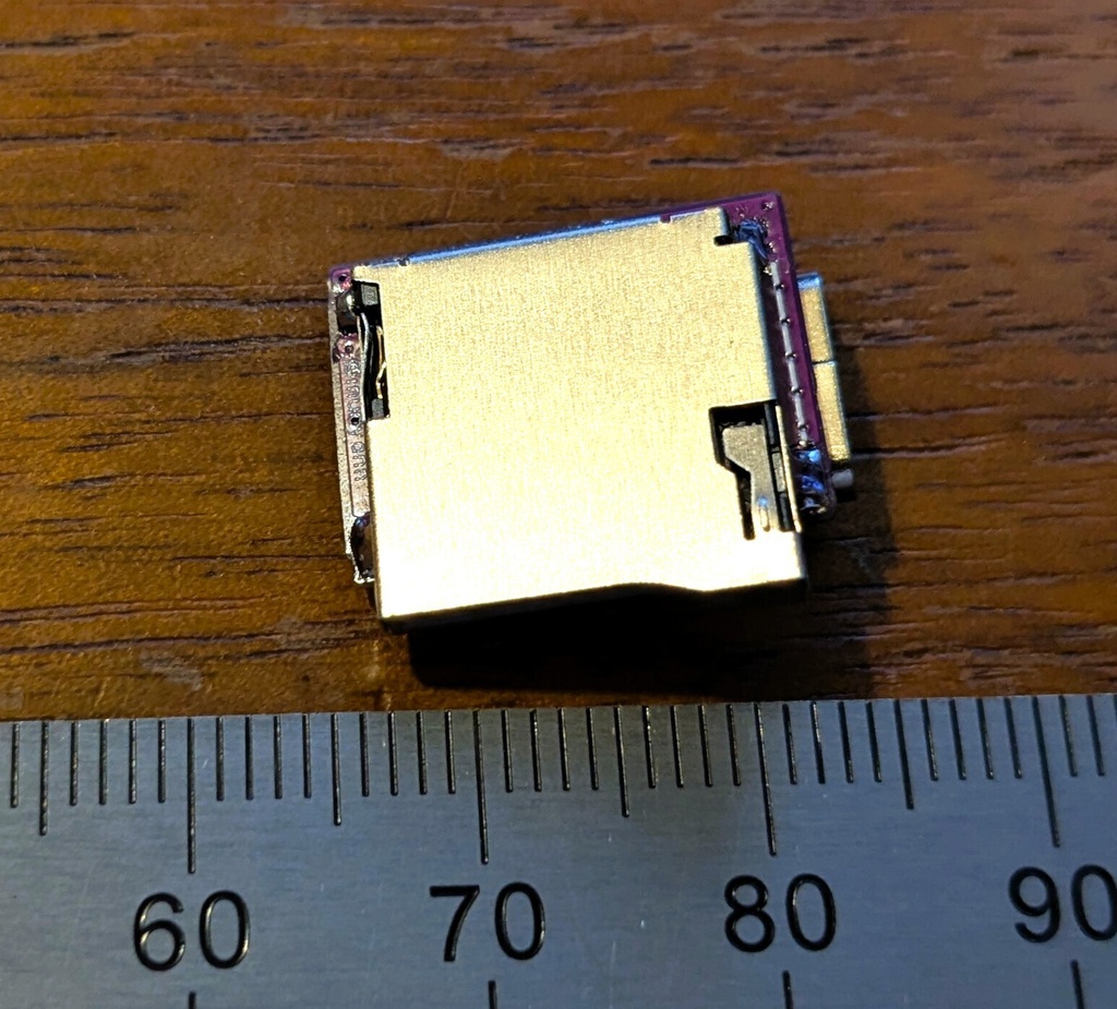小型microSDカードリーダ (Type-C メス)
