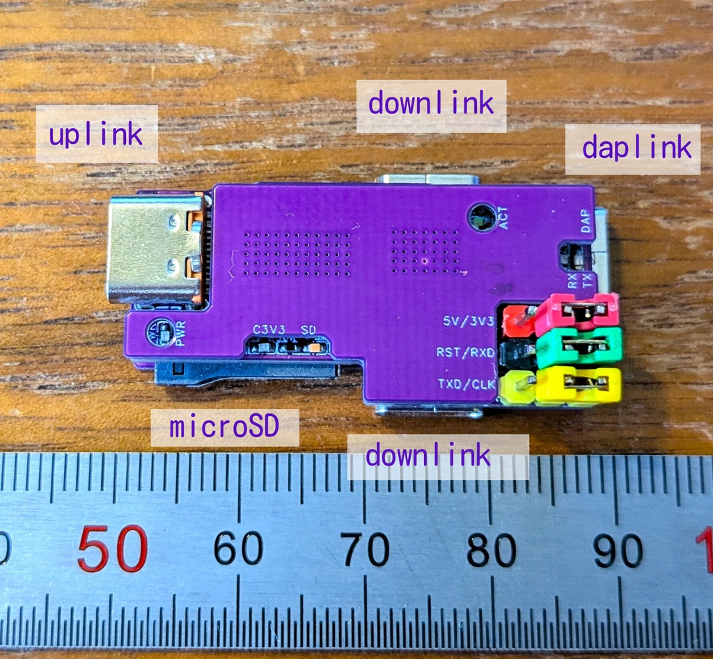 ぼくのかんがえたさいきょうのUSBハブ djv (USB2.0 HUB+SDカードリーダ+DAPLink)