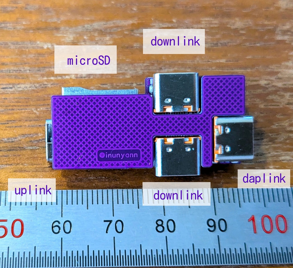 ぼくのかんがえたさいきょうのUSBハブ djv (USB2.0 HUB+SDカードリーダ+DAPLink)