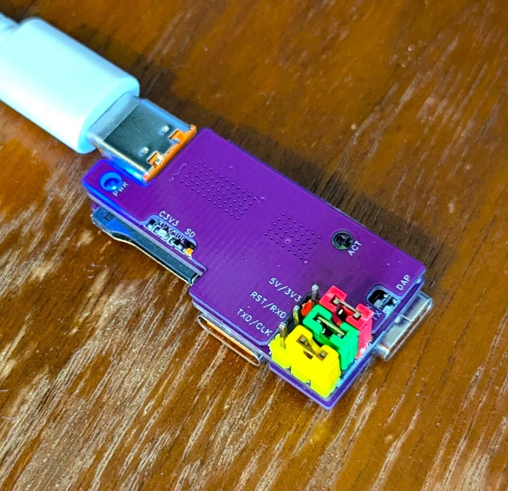 ぼくのかんがえたさいきょうのUSBハブ djv (USB2.0 HUB+SDカードリーダ+DAPLink)