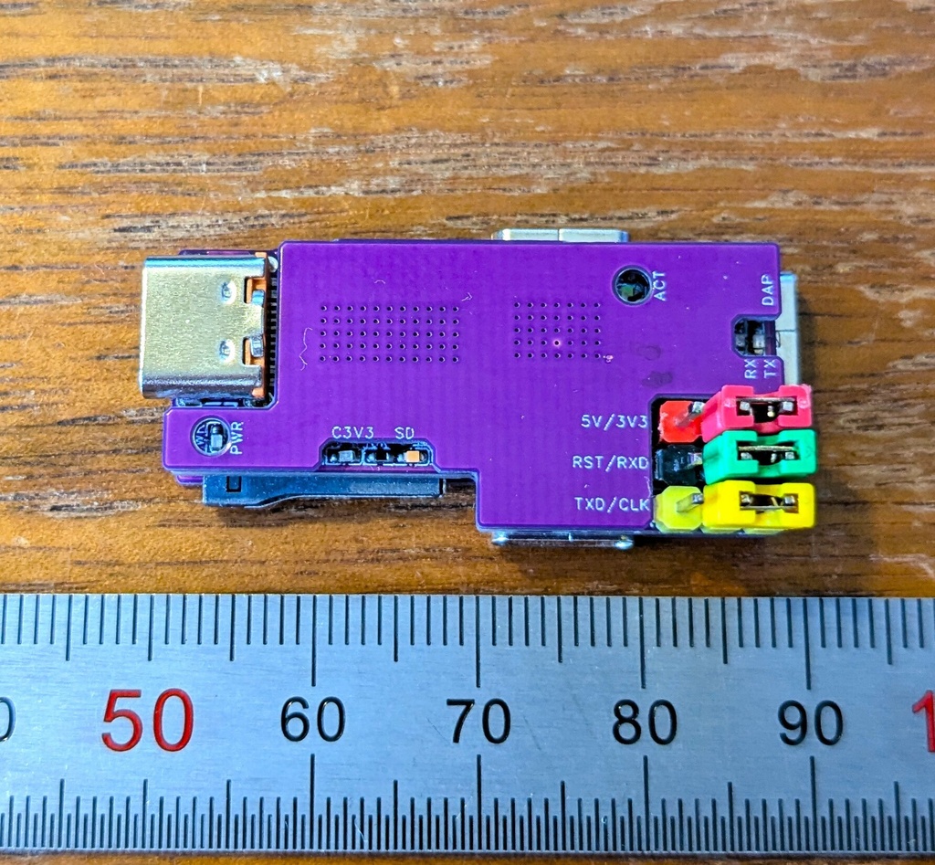 ぼくのかんがえたさいきょうのUSBハブ djv (USB2.0 HUB+SDカードリーダ+DAPLink)