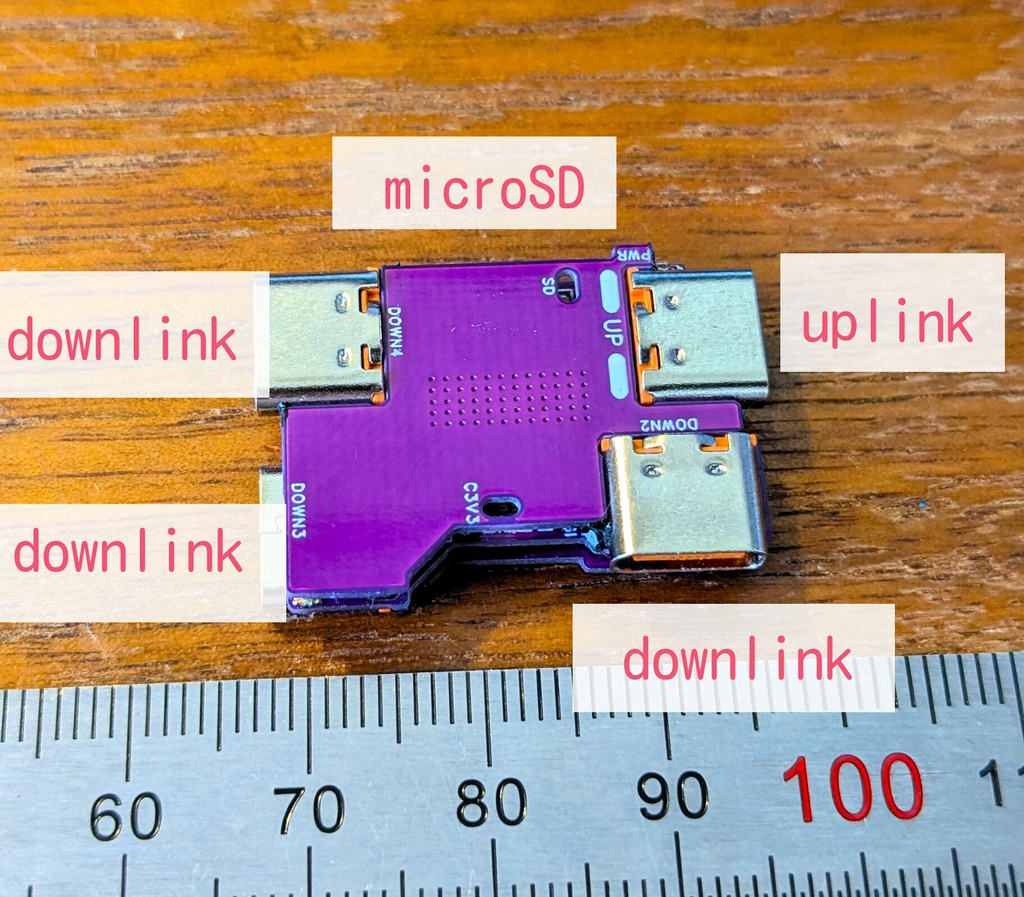 小型USB 2.0 HUB SDカードリーダ搭載 Type.GL