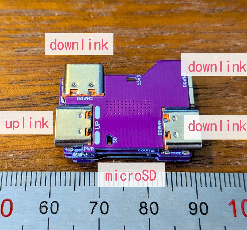 小型USB 2.0 HUB SDカードリーダ搭載 Type.GL