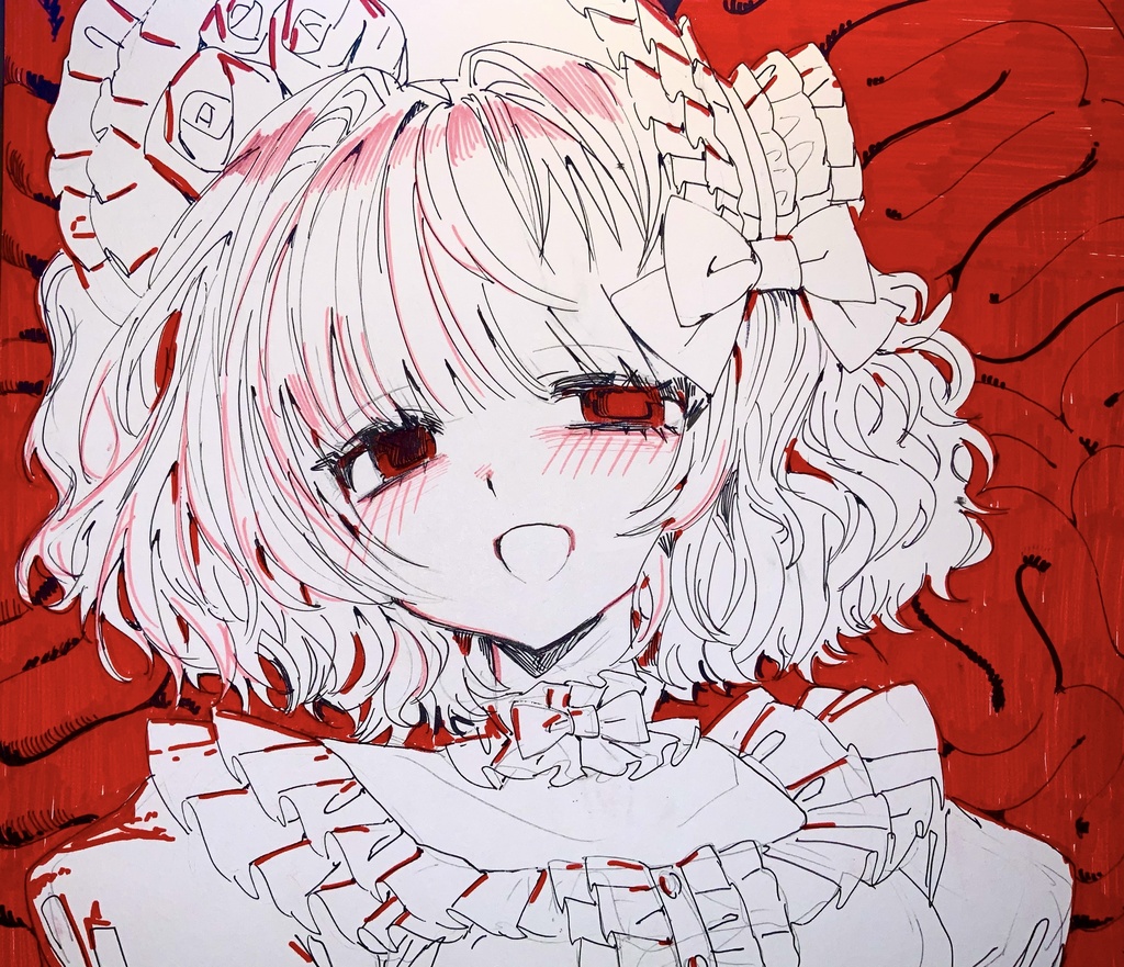 色紙原画 百瀬百合子