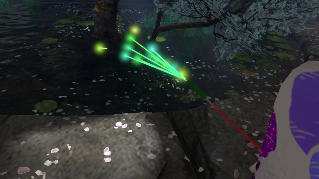 【MA対応】手持ち花火ギミック【VRCアバター用】