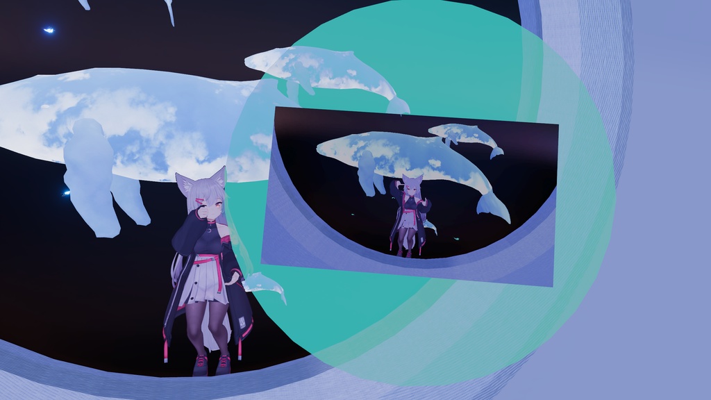 【MA対応】ハンドフレーム撮影ギミック InstaCam【VRCアバター用】