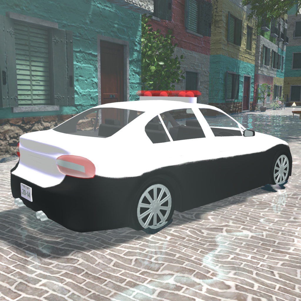 【MA対応】パトカー乗車ギミック 【VRCアバター用】