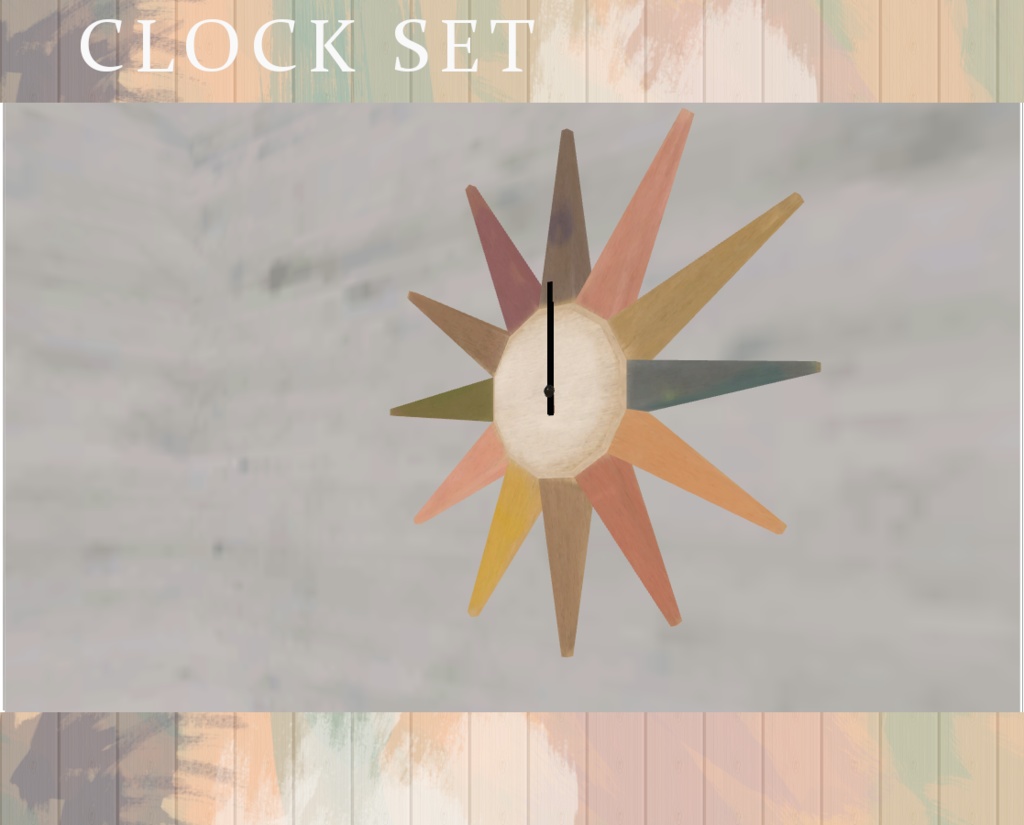 【VR-Chat】--CLOCK Set--