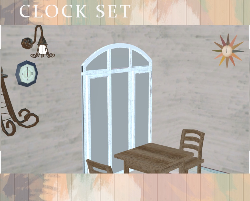 【VR-Chat】--CLOCK Set--
