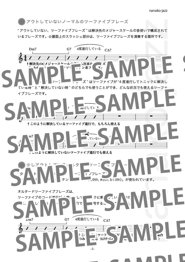 ジャズアドリブフレーズ集 Vol.1 in Bb 楽器用 オンデマンド印刷版