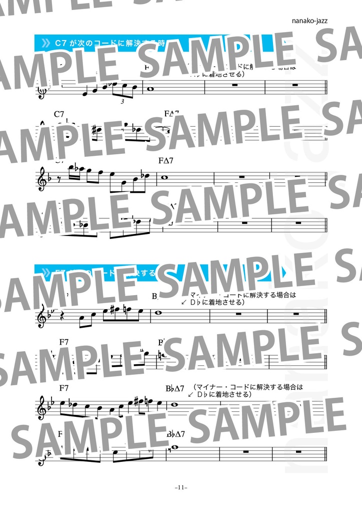 ジャズアドリブフレーズ集 Vol.3 ダウンロード版