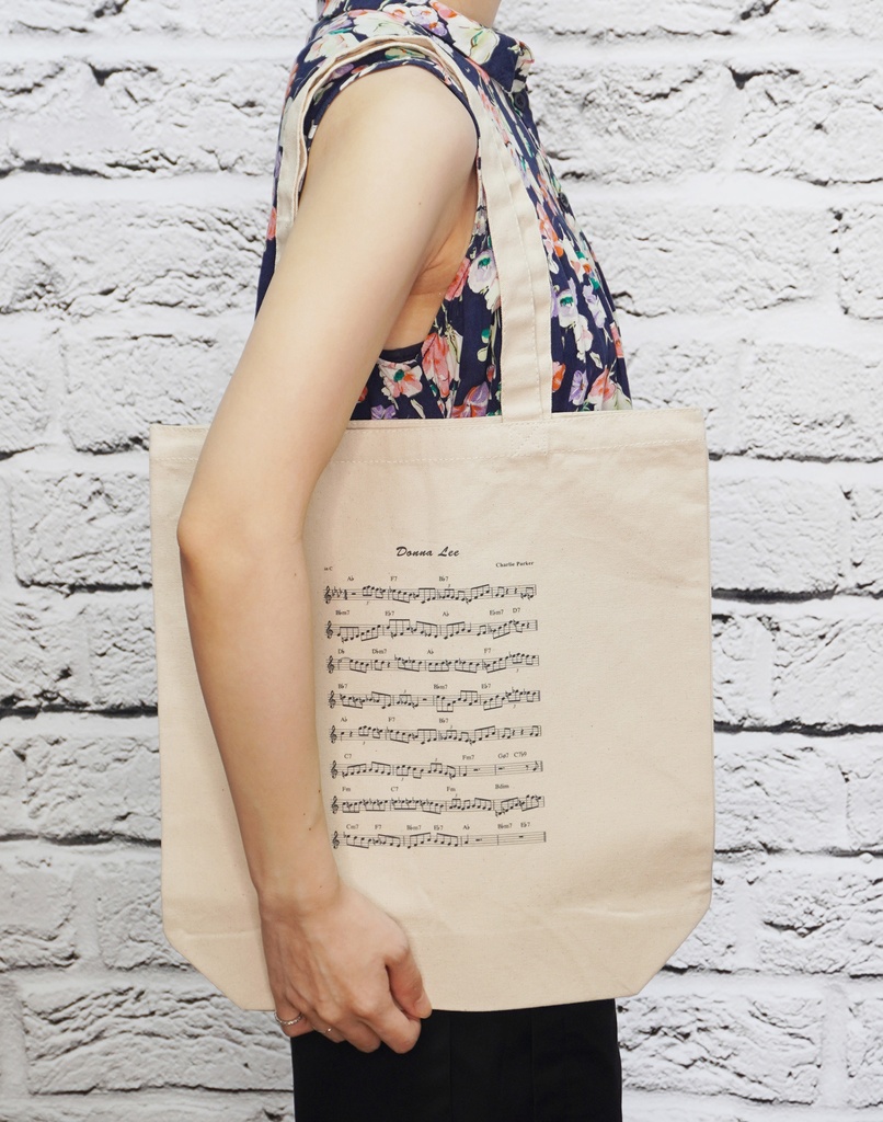 Donna Lee 楽譜プリント トートバッグ Mサイズ・Lサイズ