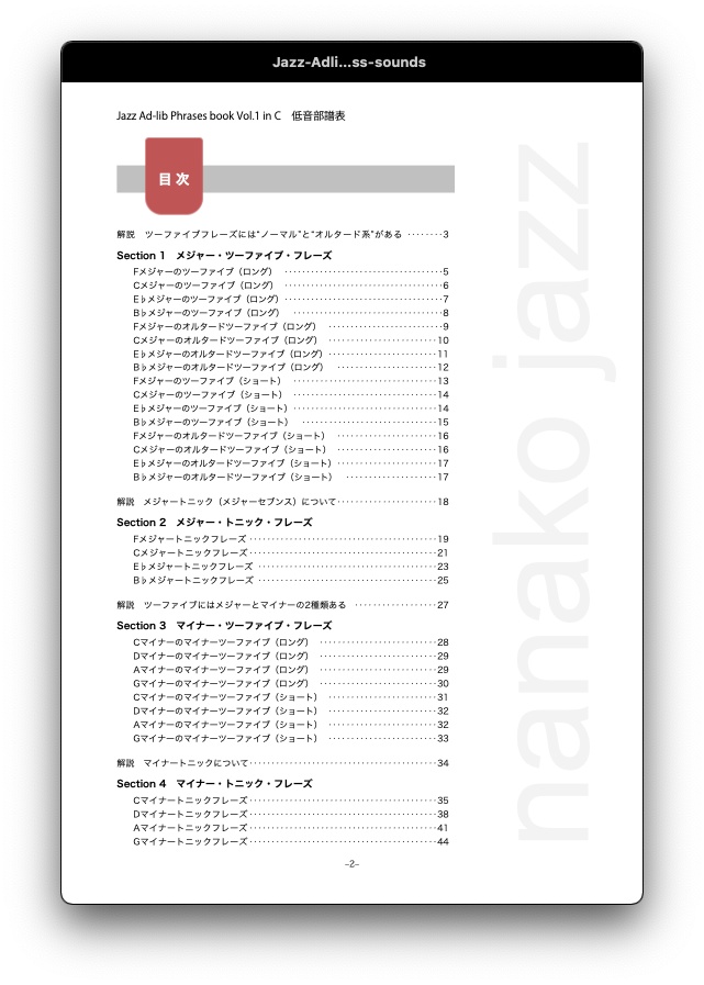 ジャズアドリブフレーズ集 Vol.1 音源収録版(EPUB)
