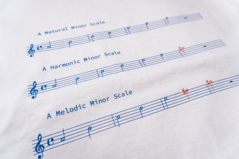 ジャズ理論Tシャツ(黒)コンディミ・スケールの覚え方