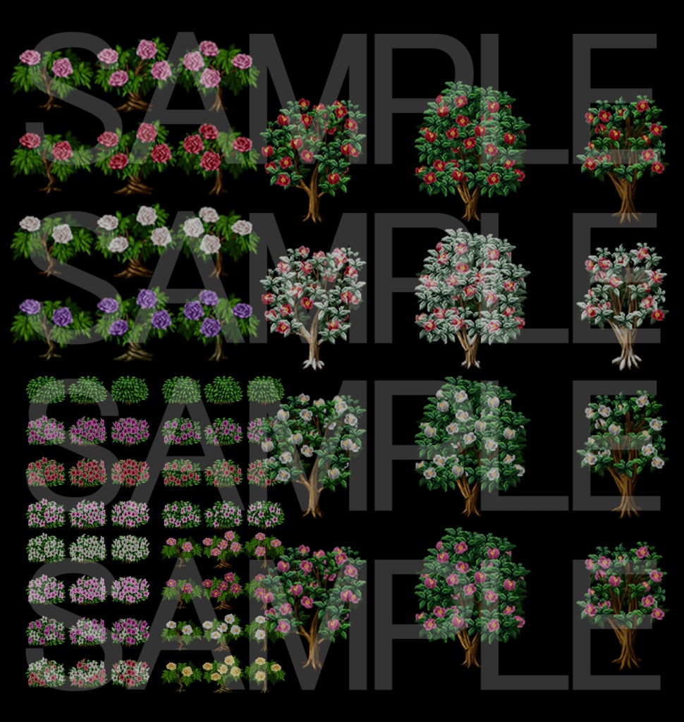 樹木セット素材集プラス