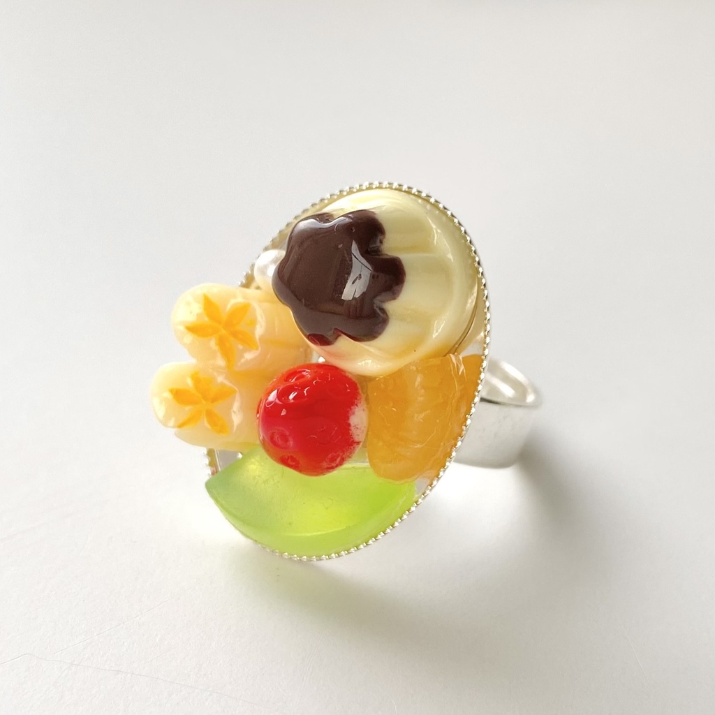 プリンアラモードリング