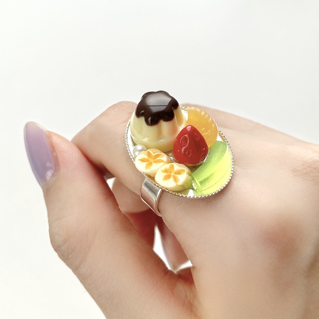 プリンアラモードリング