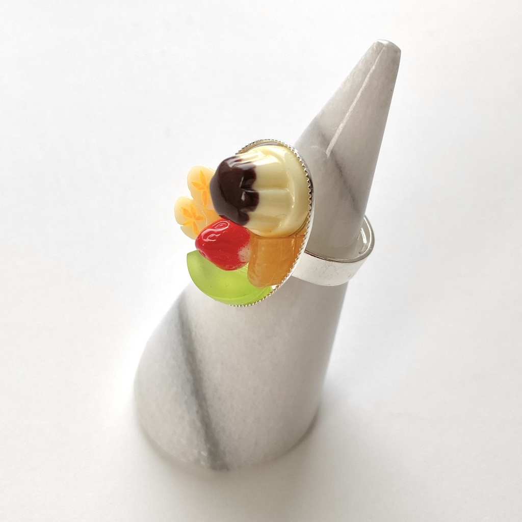 プリンアラモードリング