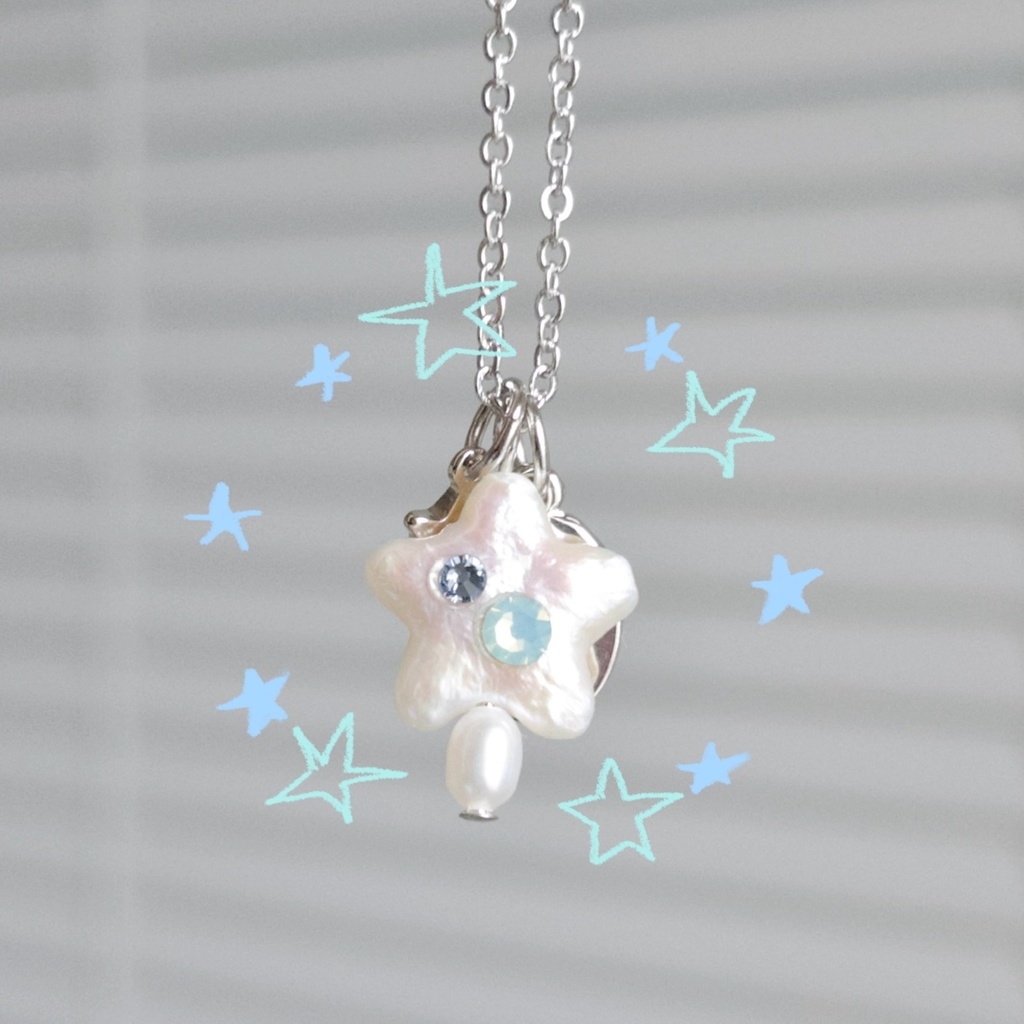 shooting star necklace 