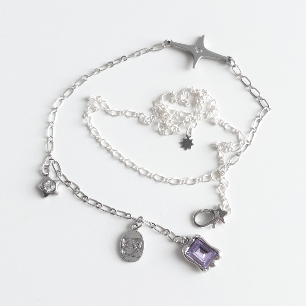 twinkle star 2way necklace