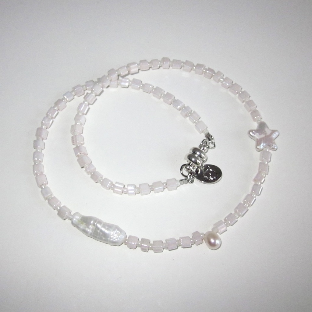 pearl & beads necklace