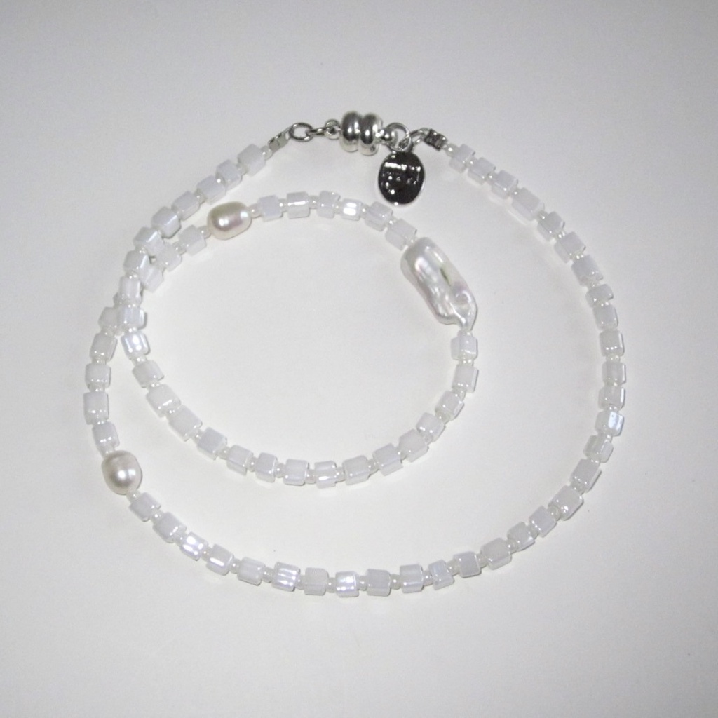 pearl & beads necklace