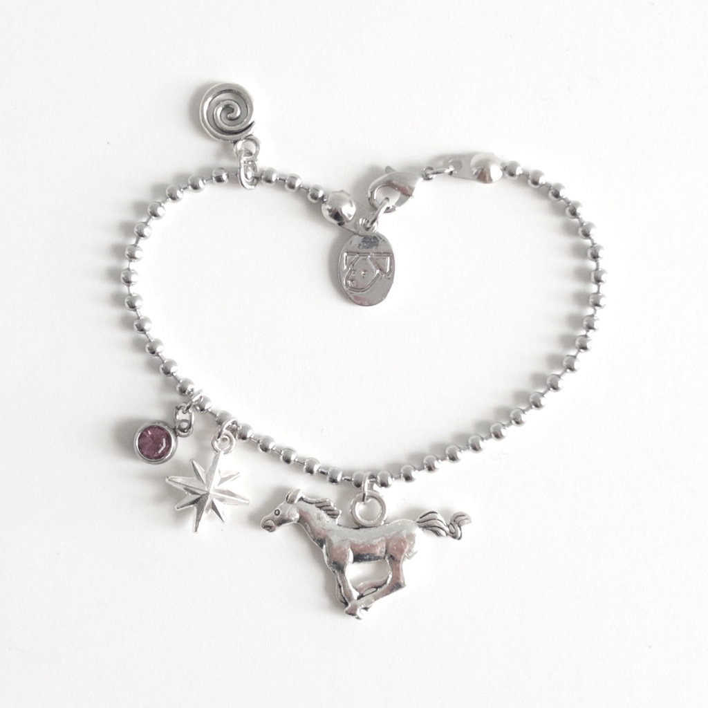 mini horse ＆ star bracelet ✴︎🐎