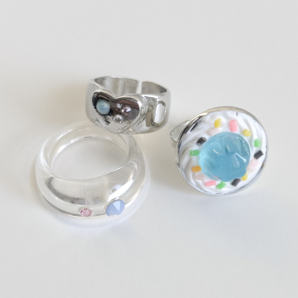 jelly ring set 💍