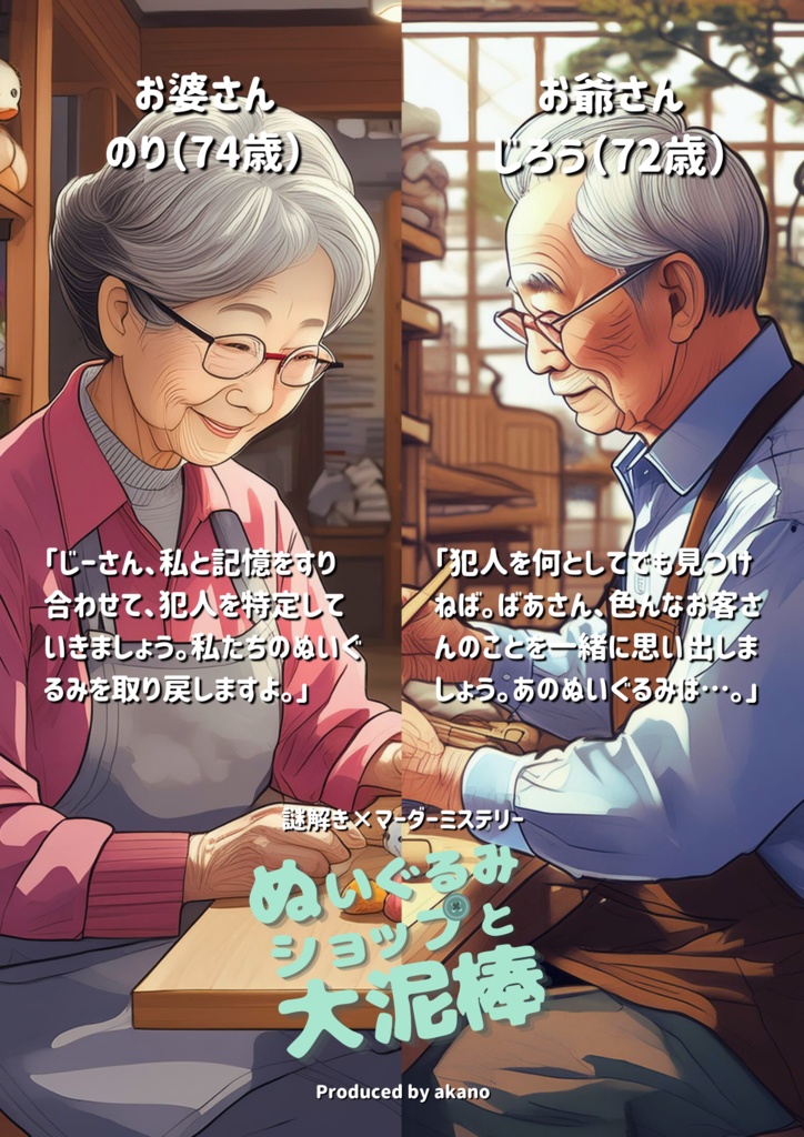 謎解き×マーダーミステリー「ぬいぐるみショップと大泥棒」(+BGM1曲を収録)