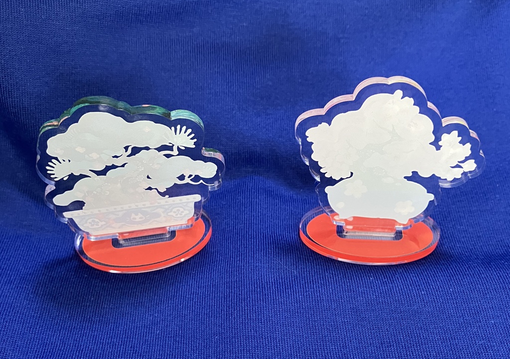 盆栽アクリルスタンド