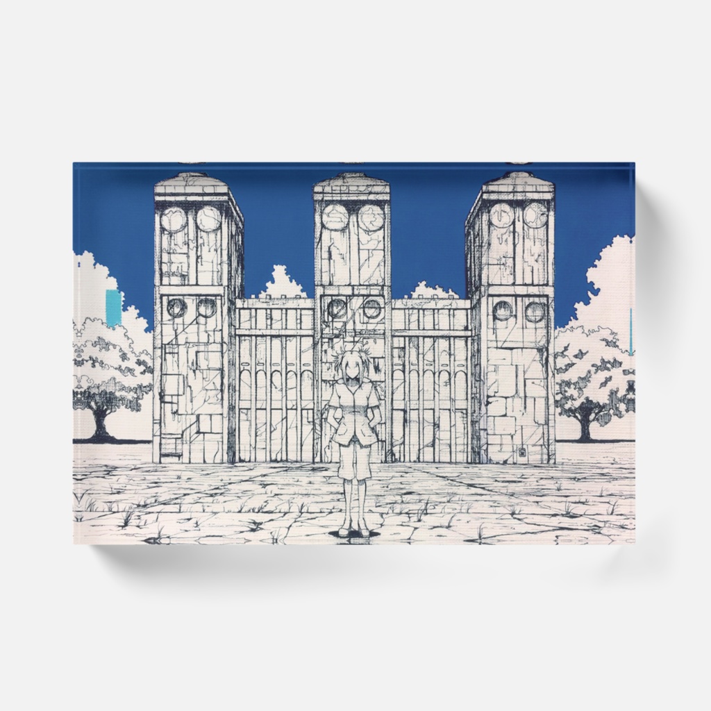 Door アクリルブロック