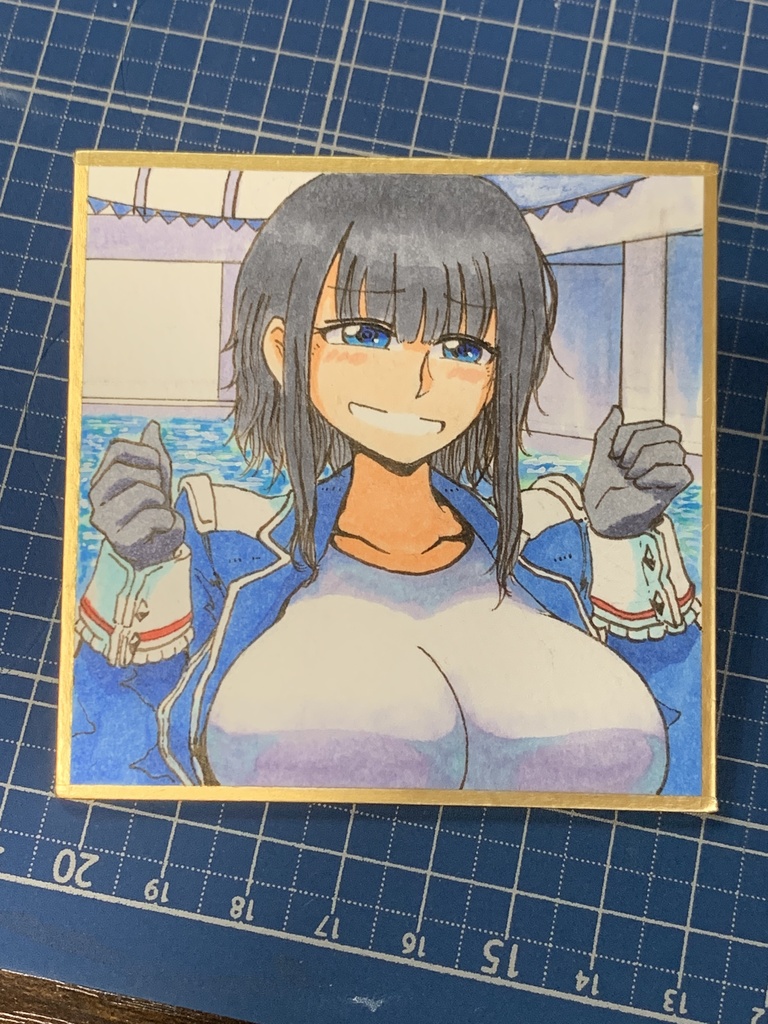 豆色紙 高雄 競泳水着＋上着