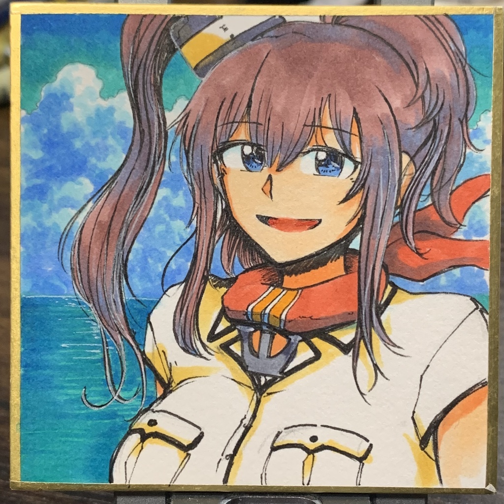 サラトガ 豆色紙7.5×7.5cm