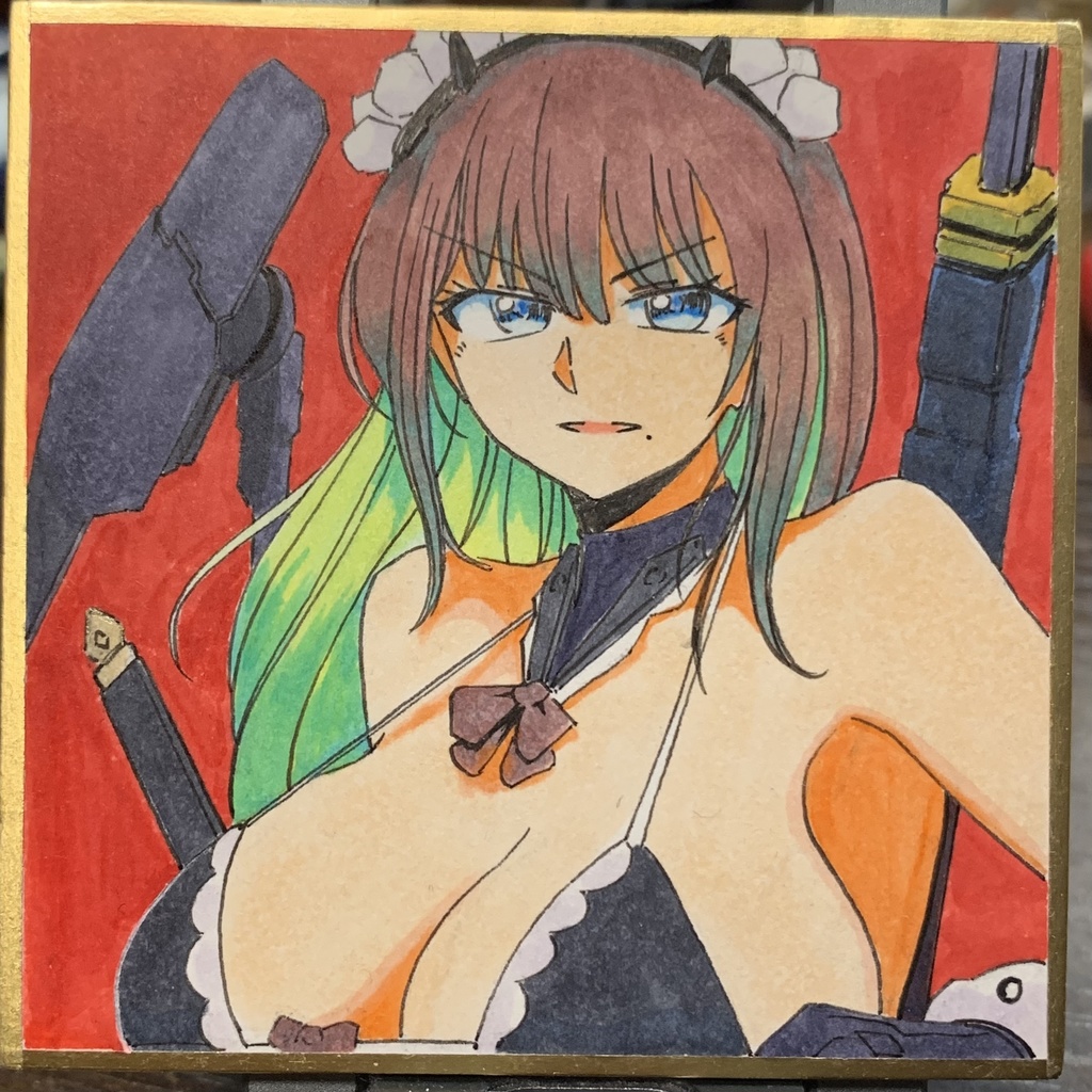 Blade 冥途武装 豆色紙7.5×7.5cm