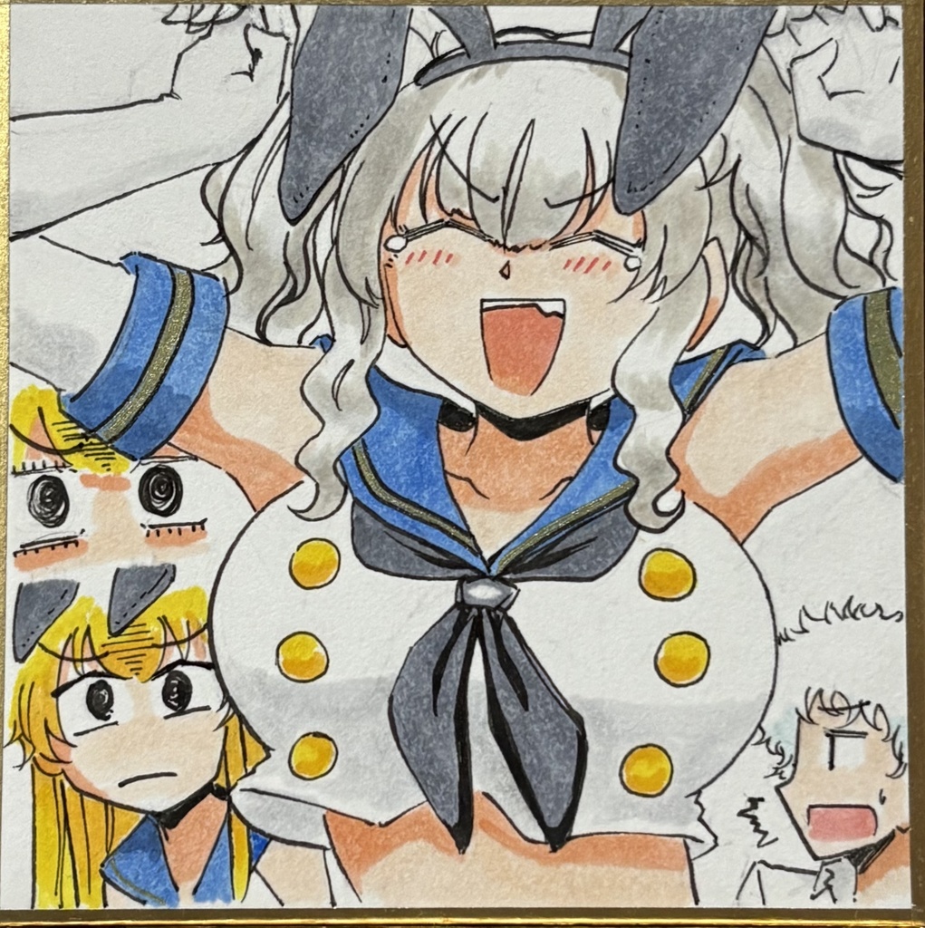 鹿島風 豆色紙7.5×7.5cm