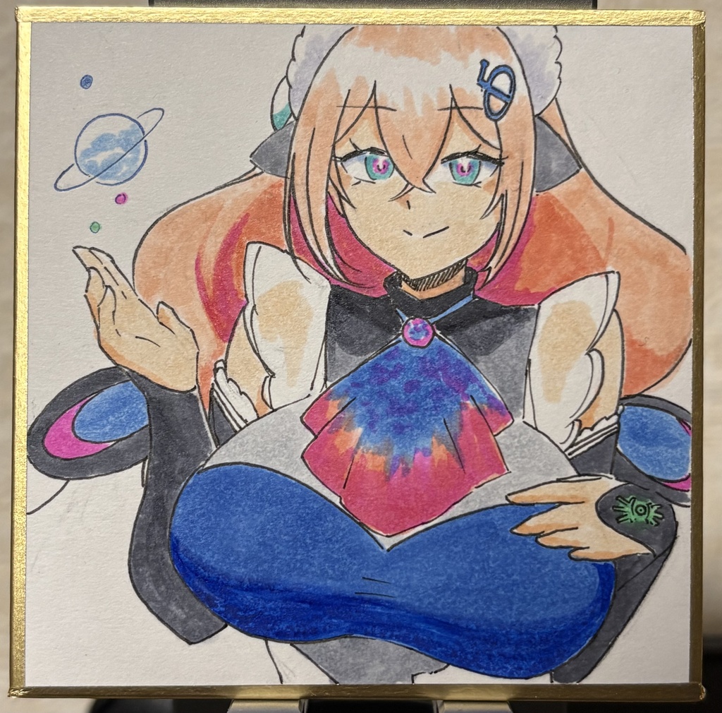 Δドールさん豆色紙7.5×7.5cm