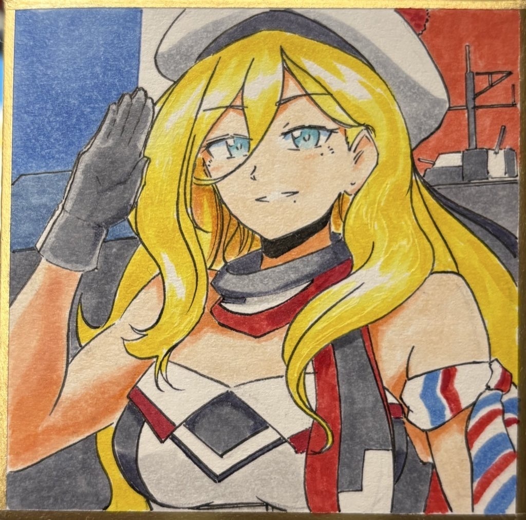 リシュリュー 豆色紙7.5×7.5cm