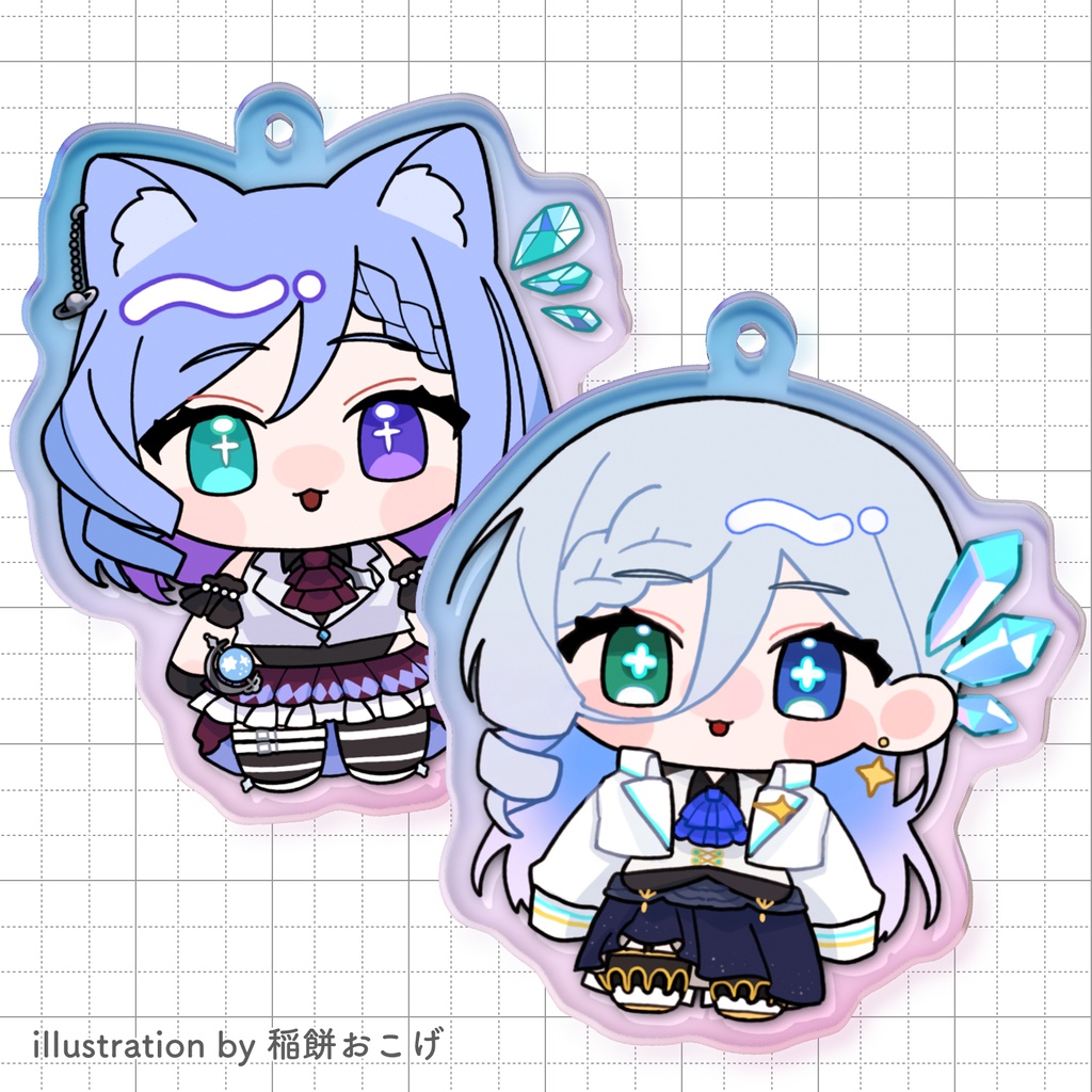 【ミニキャラ】オーロラアクキー