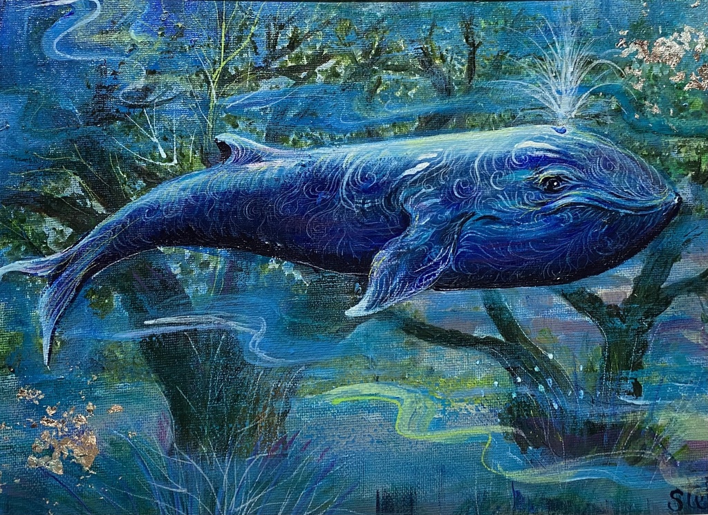 Blue whale 青いクジラ