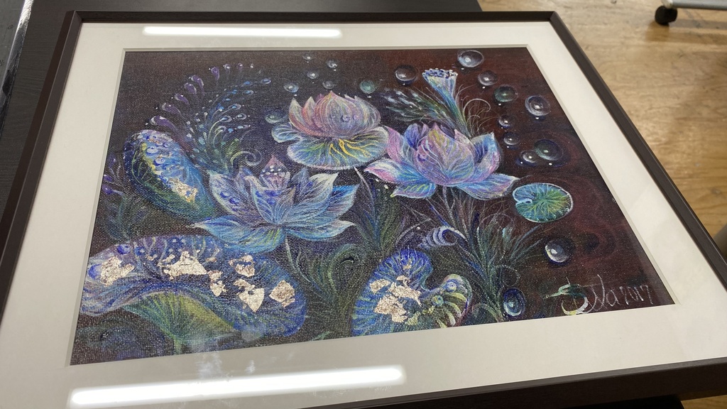 東風終（岩峰啓一）作品『蓮の花／Lotus flower』 東風終（岩峰啓一）作品『蓮の花／Lotus flower』 - メルカリ