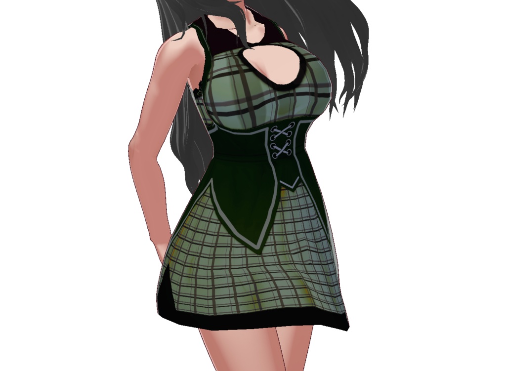 Green Plaid Dress