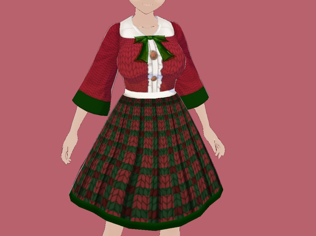 Christmas Knitted Dress
