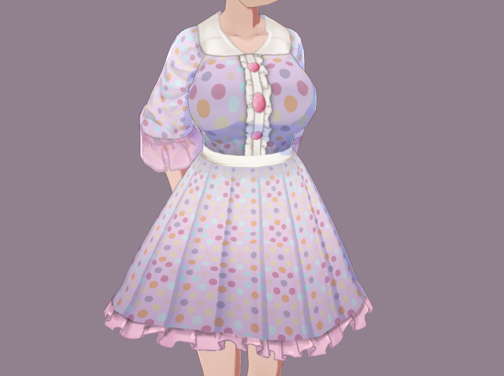 Bubble Gum Polka Dot and Pop Dresses (2)